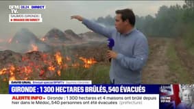 Gironde : 1 300 hectares brûlés, 540 évacués - 13/09