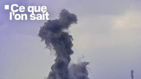 De la fumée après un bombardement israélien sur un village du sud du Liban, le 1er octobre 2024