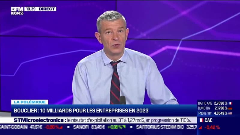 Nicolas Doze : Bouclier, dix milliards pour les entreprises en 2023 - 27/10