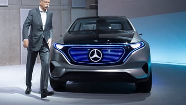 Mercedes est attaqué en Chine sur son modèle EQ.