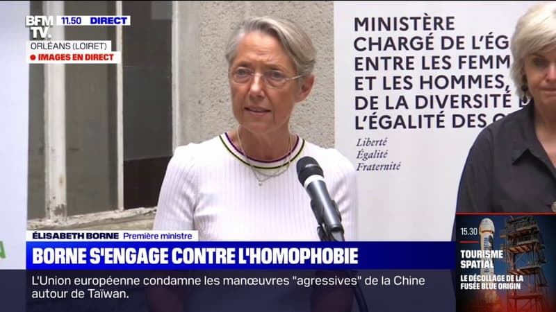Lutte contre l'homophobie: Élisabeth Borne affirme que 