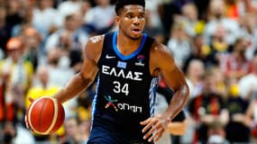 Giannis Antetokounmpo avec la sélection grecque. 13 septembre 2022