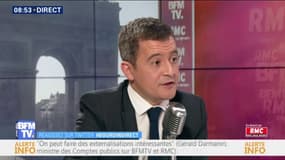 Gérald Darmanin: "J'ai l'impression que Laurent Wauquiez devient un militant du parti communiste"