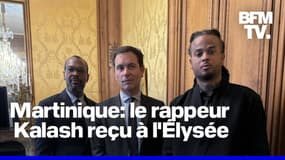 Crise en Martinique: le rappeur Kalash reçu à l'Élysée