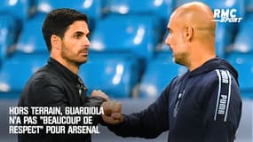 Hors du terrain, Guardiola n'a pas "beaucoup de respect" pour Arsenal