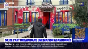 Champigny-sur-Marne: de l'art urbain dans une maison abandonnée