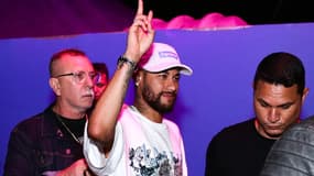 Neymar en boîte de nuit le 2 juillet 2023