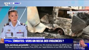 "On est sur une désescalade", la porte-parole de la gendarmerie nationale Nassima Djebli s'exprime après une sixième nuit d'émeutes