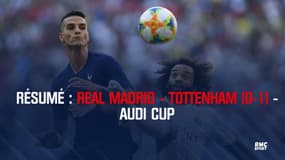 Résumé : Real Madrid - Tottenham (0-1) - Audi Cup 