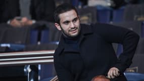 Malik Bentalha dans les tribunes du Parc des Princes lors d'un match PSG-Nice, le 11 décembre 2016