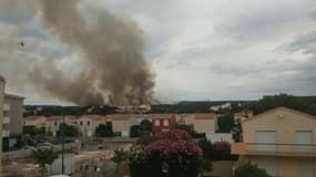 D'importants moyens déployés pour éteindre un incendie dans le massif de la Clape, près de Narbonne