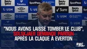 "Nous avons laissé tomber le club", Solskjaer demande pardon après la claque à Everton