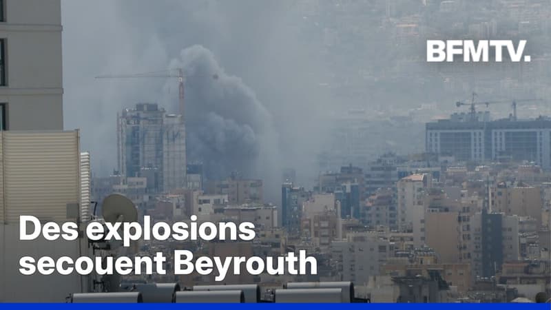 Moyen-Orient: de nouvelles explosions secouent la banlieue sud de Beyrouth