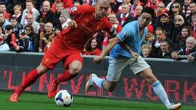 Martin Skrtel et Samir Nasri
