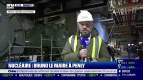 Nucléaire: Bruno Le Maire en visite à Penly pour parler de l'avenir du secteur