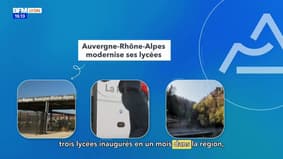 La minute de la région : AURA modernise ses lycées, de nouvelles offres pour les transports scolaires et une offre pour aller aux thermes