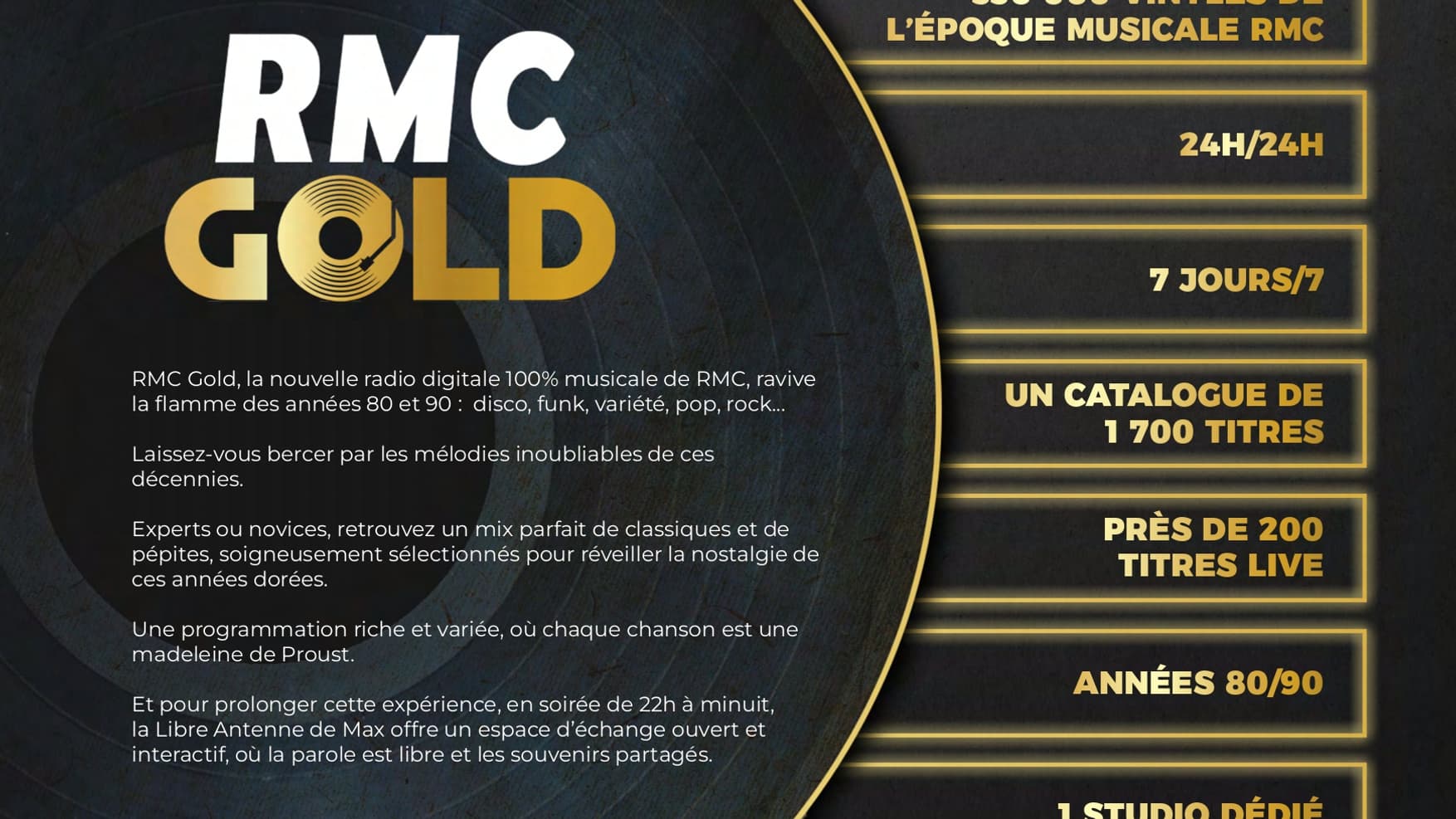 “RMC Gold”, la nouvelle radio musicale de RMC qui sera disponible dès le 2 avril!