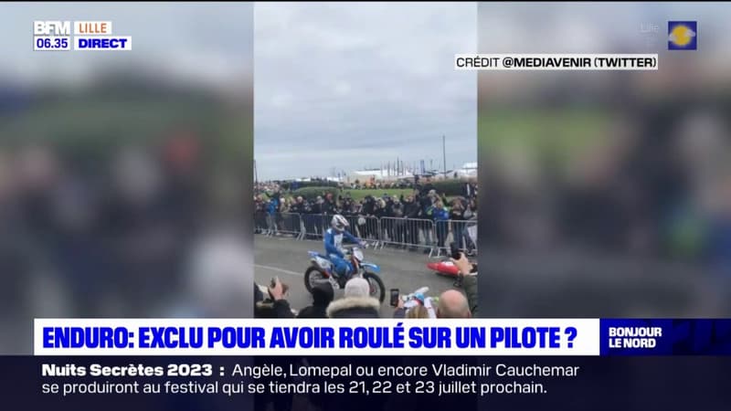 Enduropale: un pilote exclu pour avoir roulé sur un autre pendant la course?