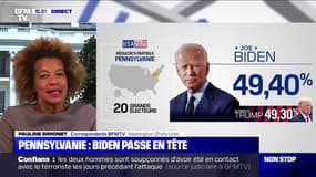 Présidentielle américaine: Joe Biden passe en tête en Pennsylvanie