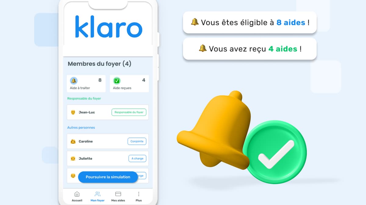 Klaro permet aux salariés d'une entreprise de bénéficier d'un accompagnement pour obtenir des aides.