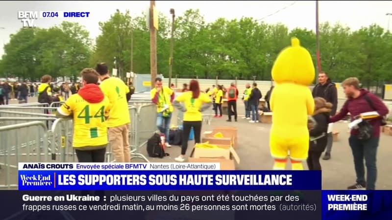 Finale de la Coupe de France: les supporters nantais se préparent à rejoindre Paris
