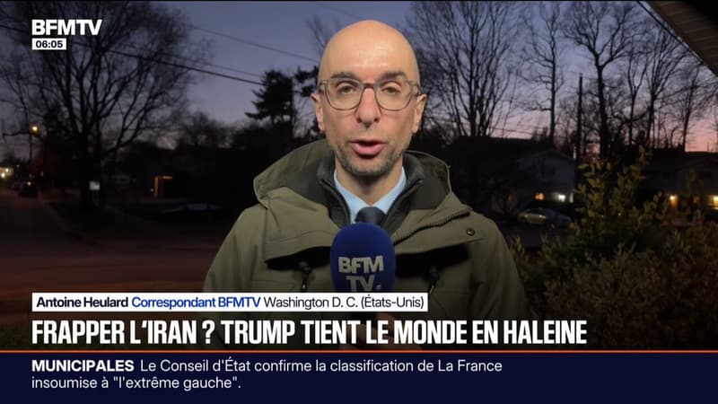 Donald Trump agite de nouveau la menace d'un recours à la force contre l'Iran