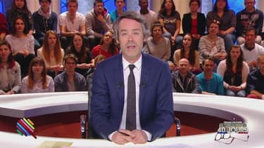 Yann Barthès sur le plateau de Quotidien, le 14 mars 2017