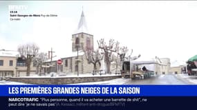 Les images des premières chutes de neige de la saison sur l'Hexagone