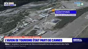 Crash à Saint-Pons: l'avion de tourisme était parti de Cannes