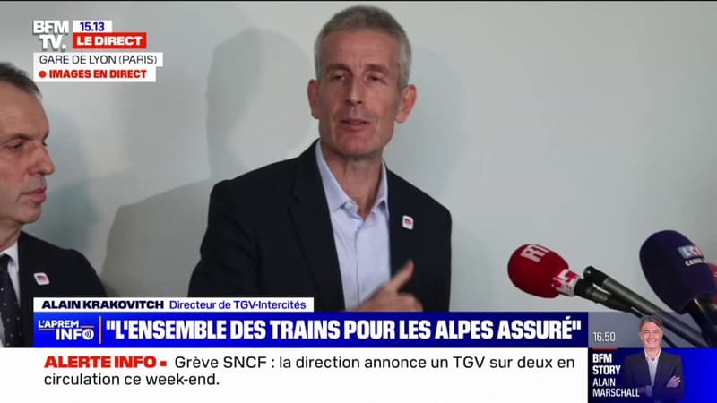 TGV Inoui ou Ouigo, Intercités, trains internationaux: les prévisions de la SNCF pour la grève de ce week-end