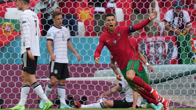 Portugal-Allemagne: le but de Cristiano Ronaldo après une remontée folle de tout le terrain