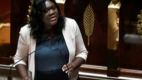 La députée LREM Laetitia Avia à l'Assemblée nationale, le 3 juillet 2019 à Paris