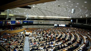 Le Parlement européen à Bruxelles, le 11 avril 2024.