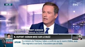 "Président Magnien!": Nicolas Dupont-Aignan mise sur le buzz
