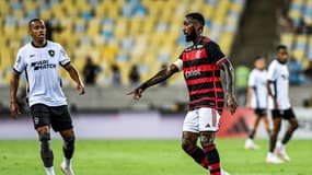 Gerson lors de Flamengo-Botafogo (1-0, championnat carocia), le 7 février 2024