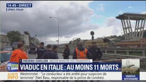 Viaduc effondré à Gênes: Emmanuel Macron assure que la France est "prête à apporter tout le soutien nécessaire" à l'Italie
