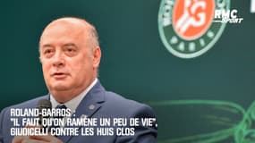 Roland-Garros : "Il faut qu’on ramène un peu de vie", Giudicelli contre les huis clos