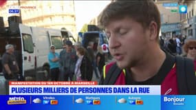 Manifestation du 1er octobre : plusieurs milliers de personnes ont défilé à Marseille