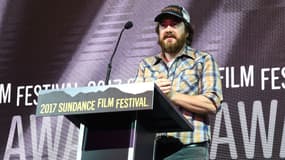 Le réalisateur Macon Blair, récompensé pour son film "I don't feel at home in this world anymore" à Sundance, le 28 janvier 2017