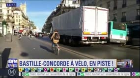 La piste cyclable rue de Rivoli désormais ouverte en intégralité
