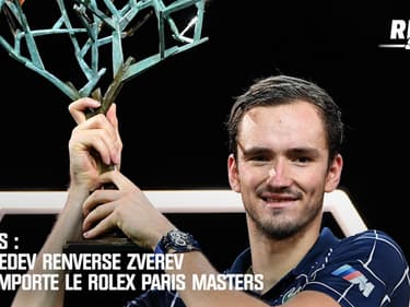 Tennis : Medvedev renverse Zverev et remporte le Rolex Paris Masters
