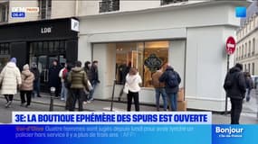 Paris: une boutique éphémère des Spurs ouverte