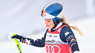 Lindsey Vonn à Crans Montana, le 30 janvier 2026.