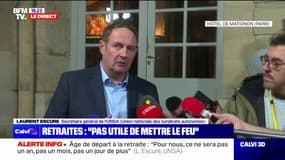 Laurent Escure (Unsa) à Élisabeth Borne: "Quand on pense qu'il y a des vents contraires, il n'est peut-être pas utile de mettre le feu à la plaine"