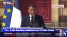 "Saint-Lô, capitale de la douleur, capitale d'une Normandie du sacrifice": Emmanuel Macron rend hommage aux victimes civiles