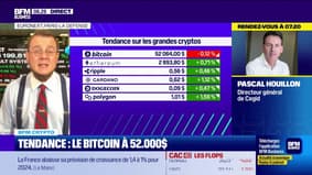BFM Crypto: Trend, bitcoin at $52,000 - 02/19