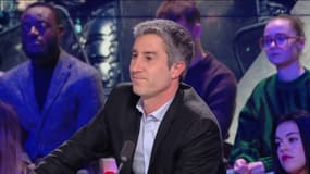 François Ruffin sur le plateau de BFMTV, le 13 avril 2023