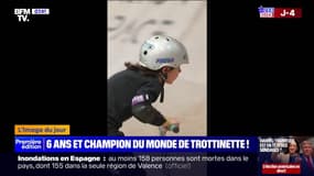 À 6 ans, Bastien est champion du monde de trottinette freestyle