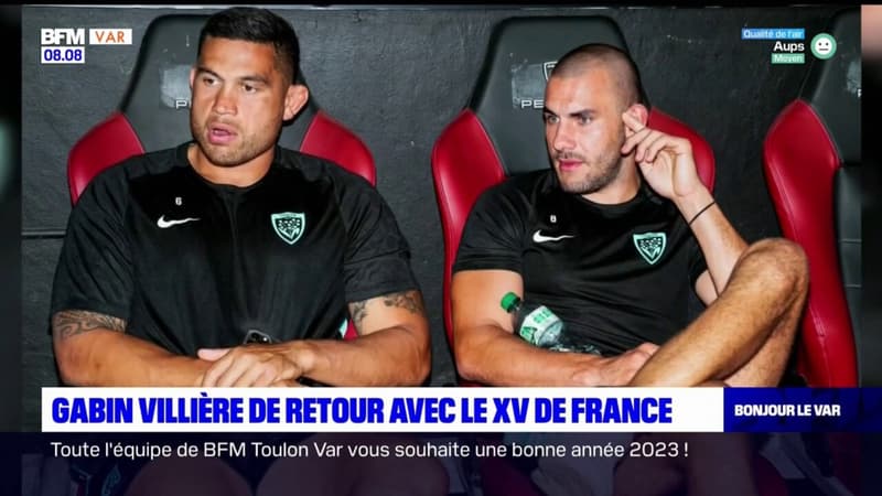 Le Toulonnais Gabin Villière fait son retour avec le XV de France