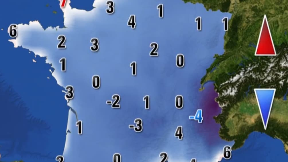 Les températures de ce lundi 27 novembre en matinée